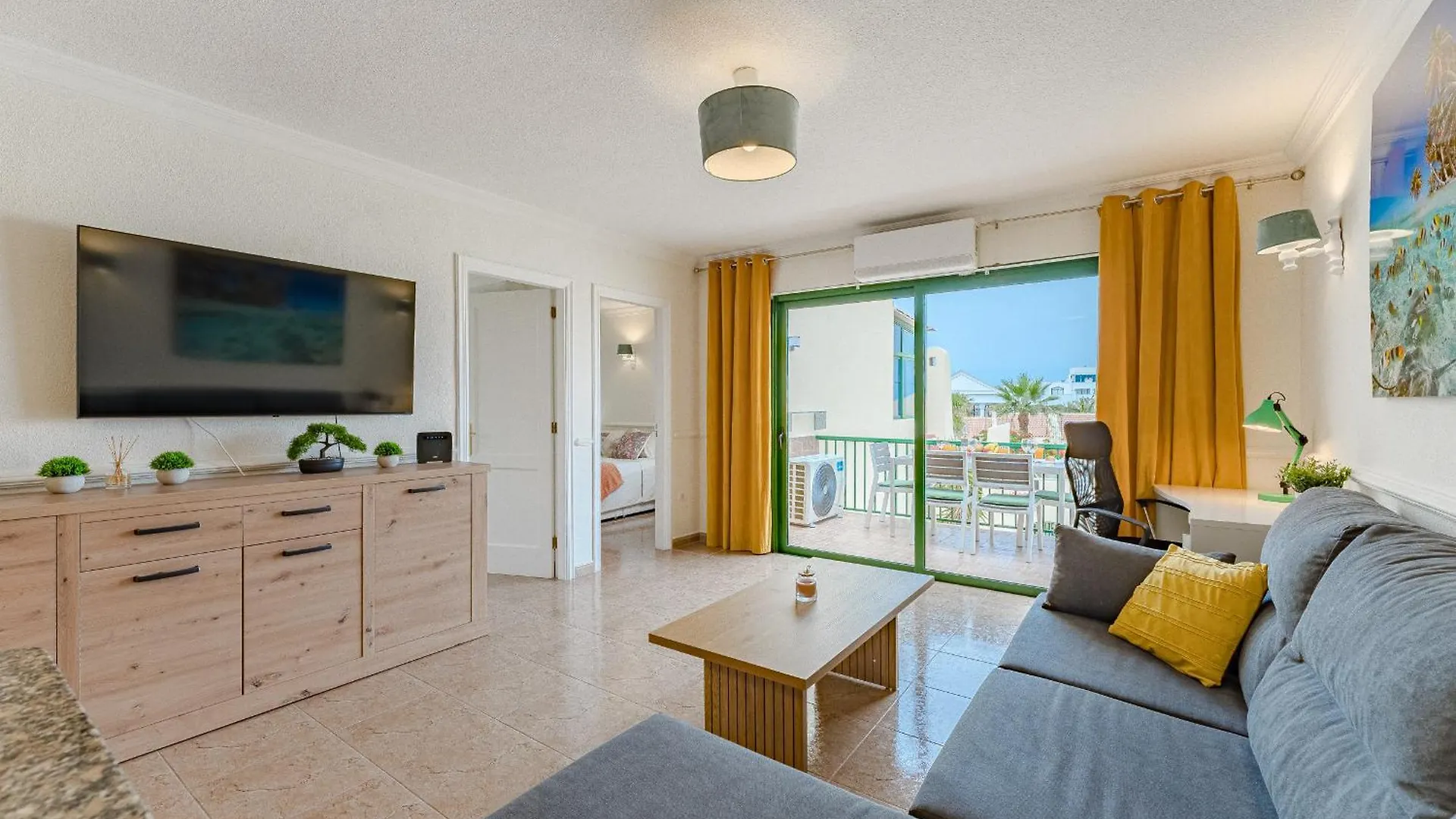 Cozy Spacious Seaview 300M Beach Costa Adeje  Spain
